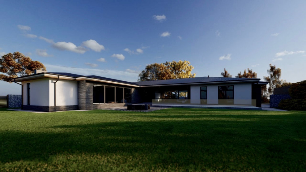 Проект одноэтажного жилого дома с зоной СПА