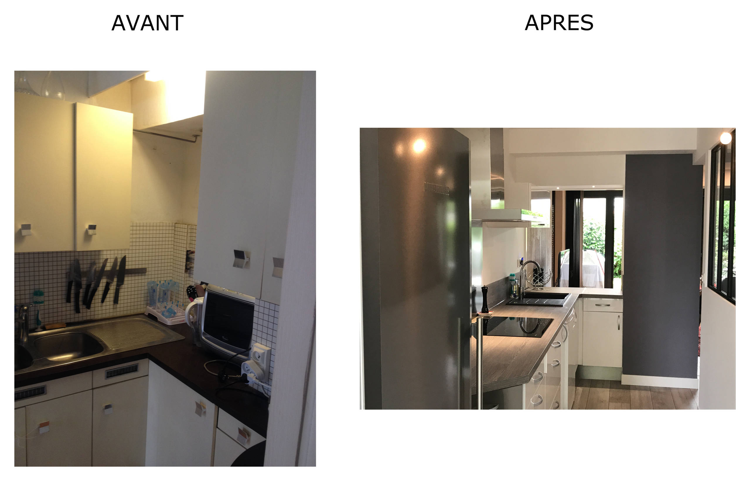Réaménagement d'une cuisine, et d'une circulation