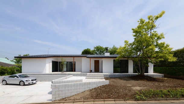 軒の家 trendy-hus-og-facade