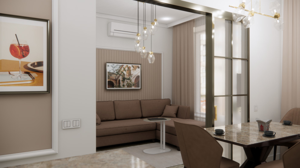 Квартира в ЖК Кристалл: новая классика