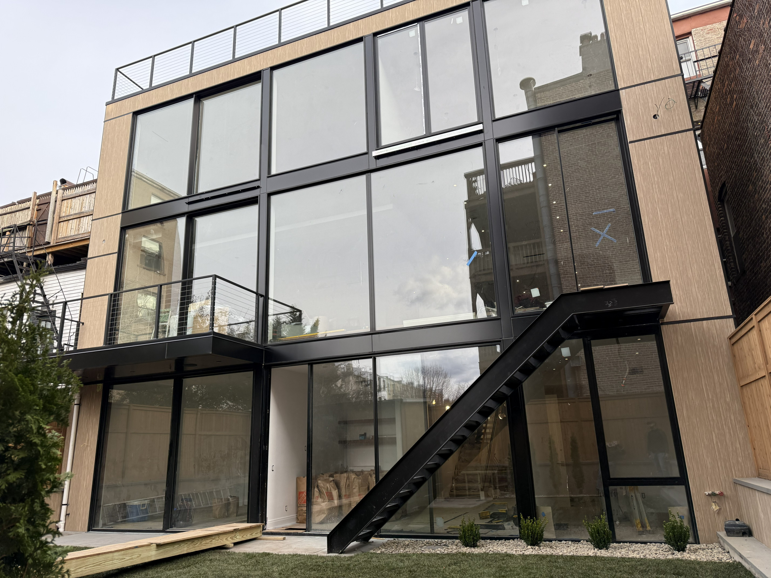 After: Rear facade