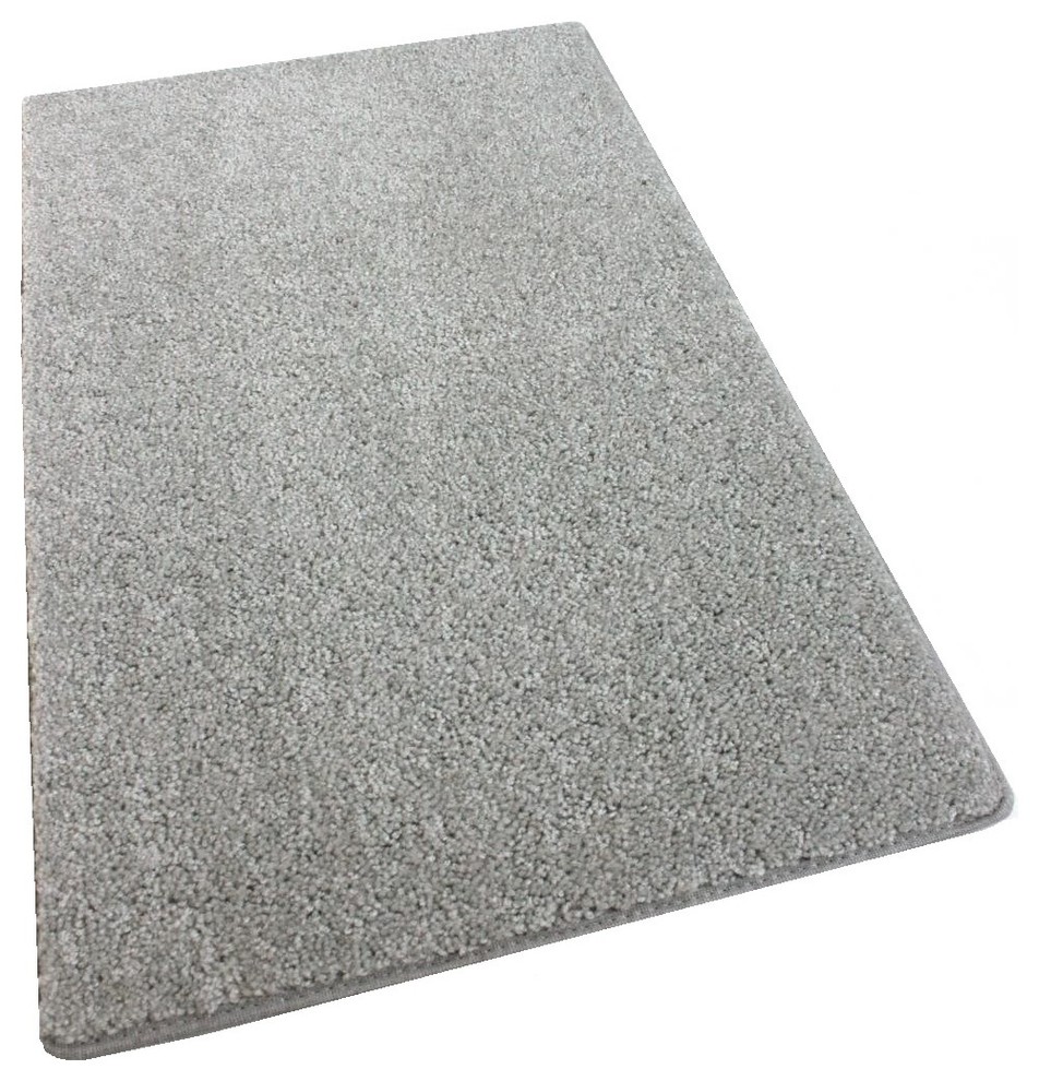 Shaw, Om Ii Silver Hair Gray Carpet Area Rugs 30 oz Cut Pile, 2'x3 ...