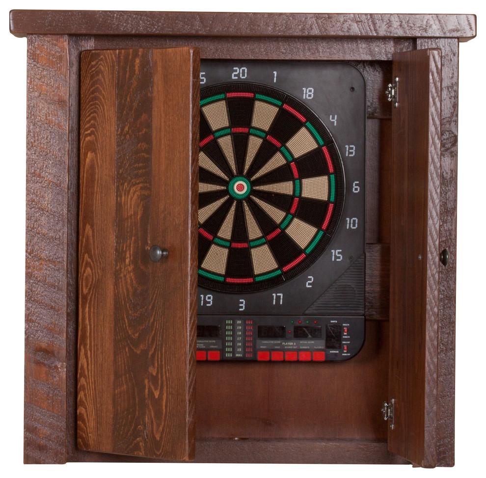 Barnwood Dartboard Rustic Darts And Dartboards by Sawyer
