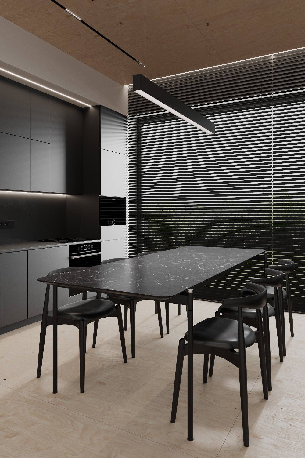 Скандинавский дом с футуристичным интерьером