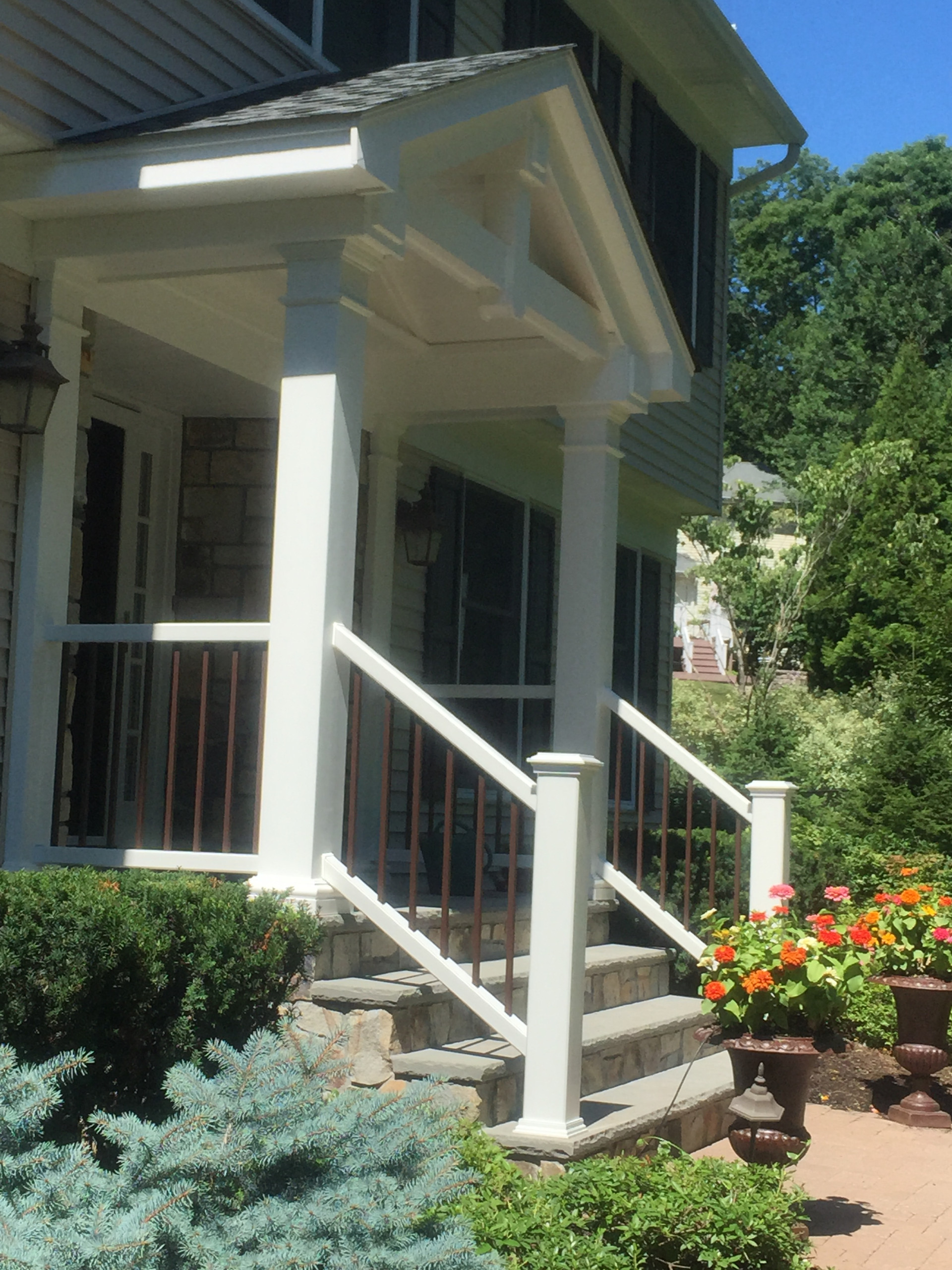 side view Front porch