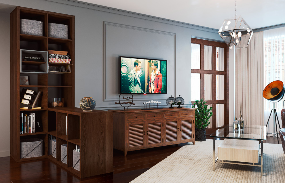 Двухуровневая квартира для холостяка, Санкт-Петербург