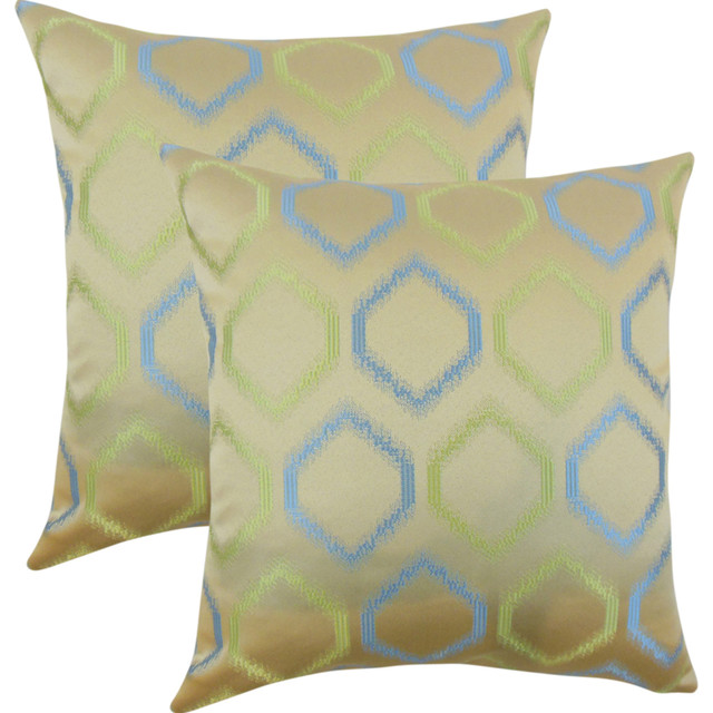 The Pillow Collection Wauna Floral Bedding Sham Aqua Green Euro/26 x 26 