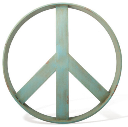 Peace Sign Wall Art iron peace sign wall art, guacamole green color - contemporary Peace Sign Wall Art iron peace sign wall art, guacamole green color - contemporary