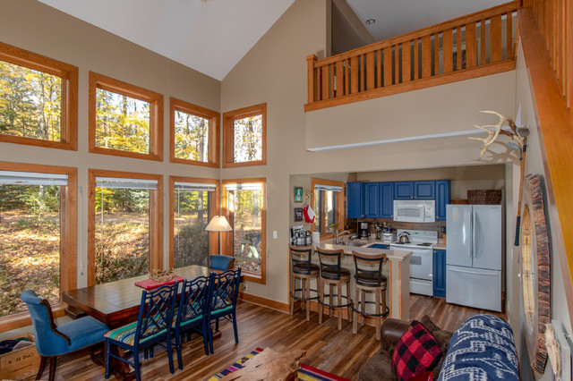 Boyne Mountain Condo Air Bnb Rental Rustic Kitchen Other