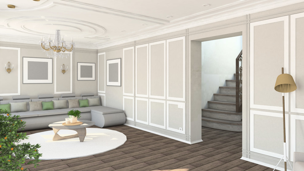 Дизайн гостинной Отрадная