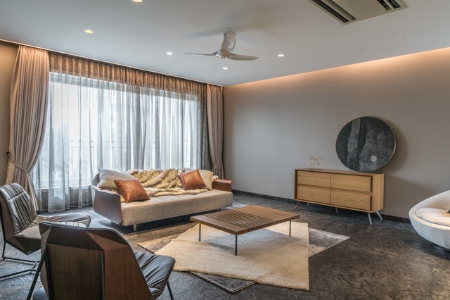 Think Designerz | Private Villa contemporaneo-camera-da-letto