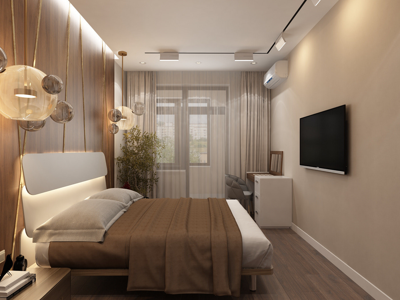 Квартира ЖК Достояние 100 м2 (Современный стиль)