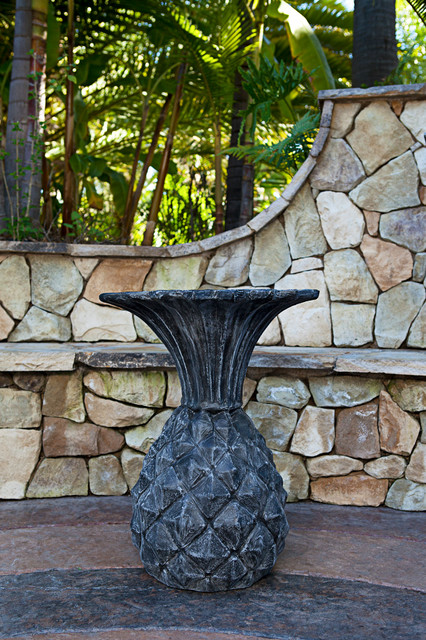 Pineapple Urn american-traditional-exterior