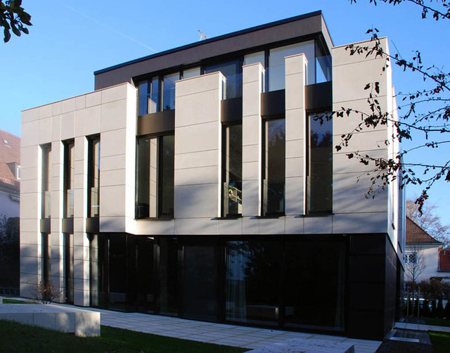 wohnhaus, m&uuml;nchen modern-fasad