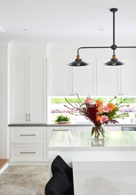 Grand scale shaker traditional-kitchen