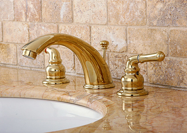 Widespread Polished Brass Faucet