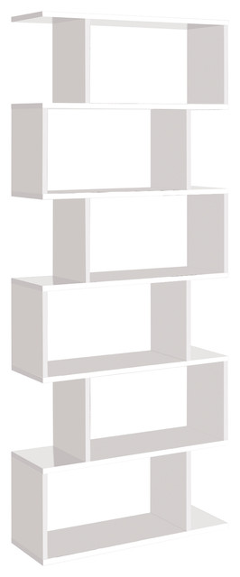 Athena 6 Tier High Bookcase
