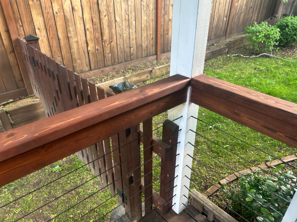 front porch entry railing