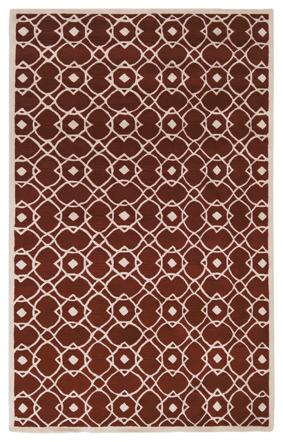 Surya Goa G-5105 2'x3' Parchment, Red Clay Rug
