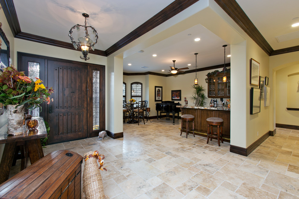 Traditional entryway in San Diego.