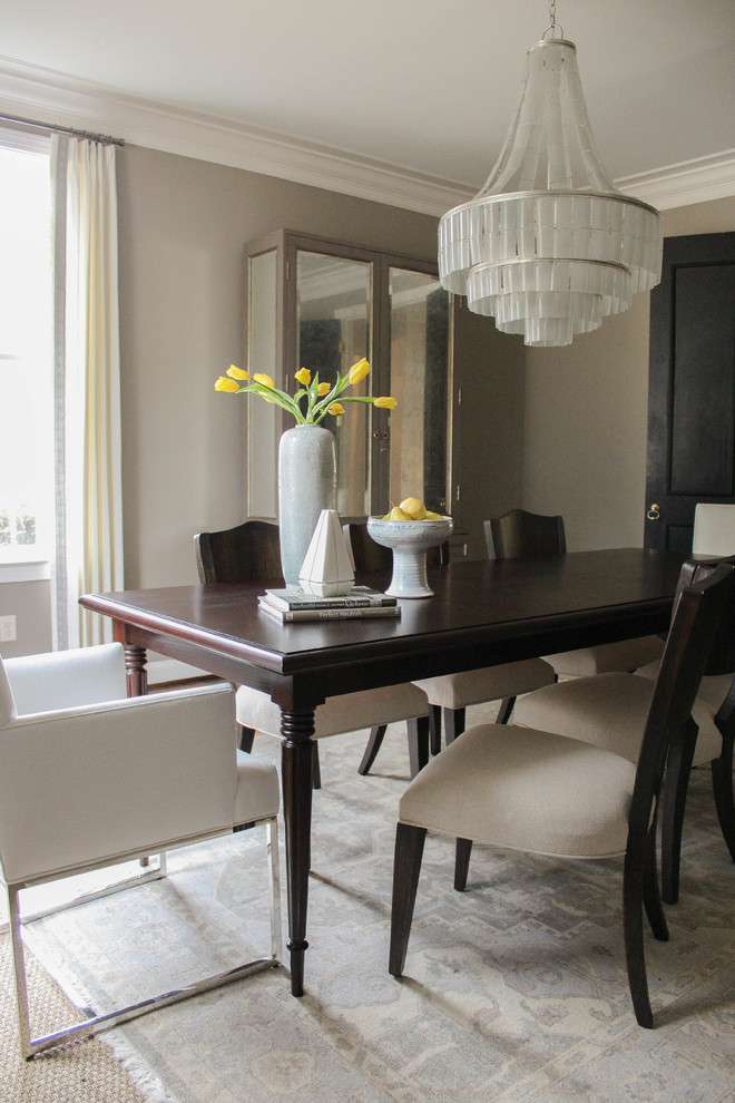 Dining room - transitional dining room idea