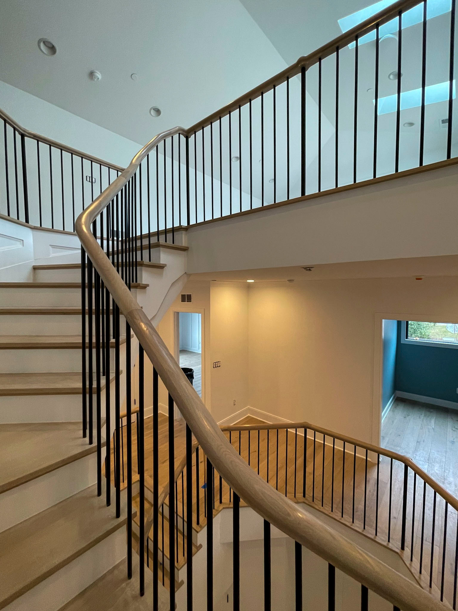 100_Hexagonal Floating-Staircase, Bethesda MD 20817