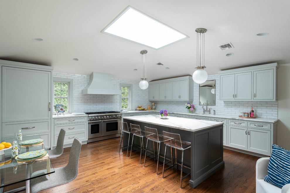 Munsey Park kitchen pantry and bathroom renovation Transitional