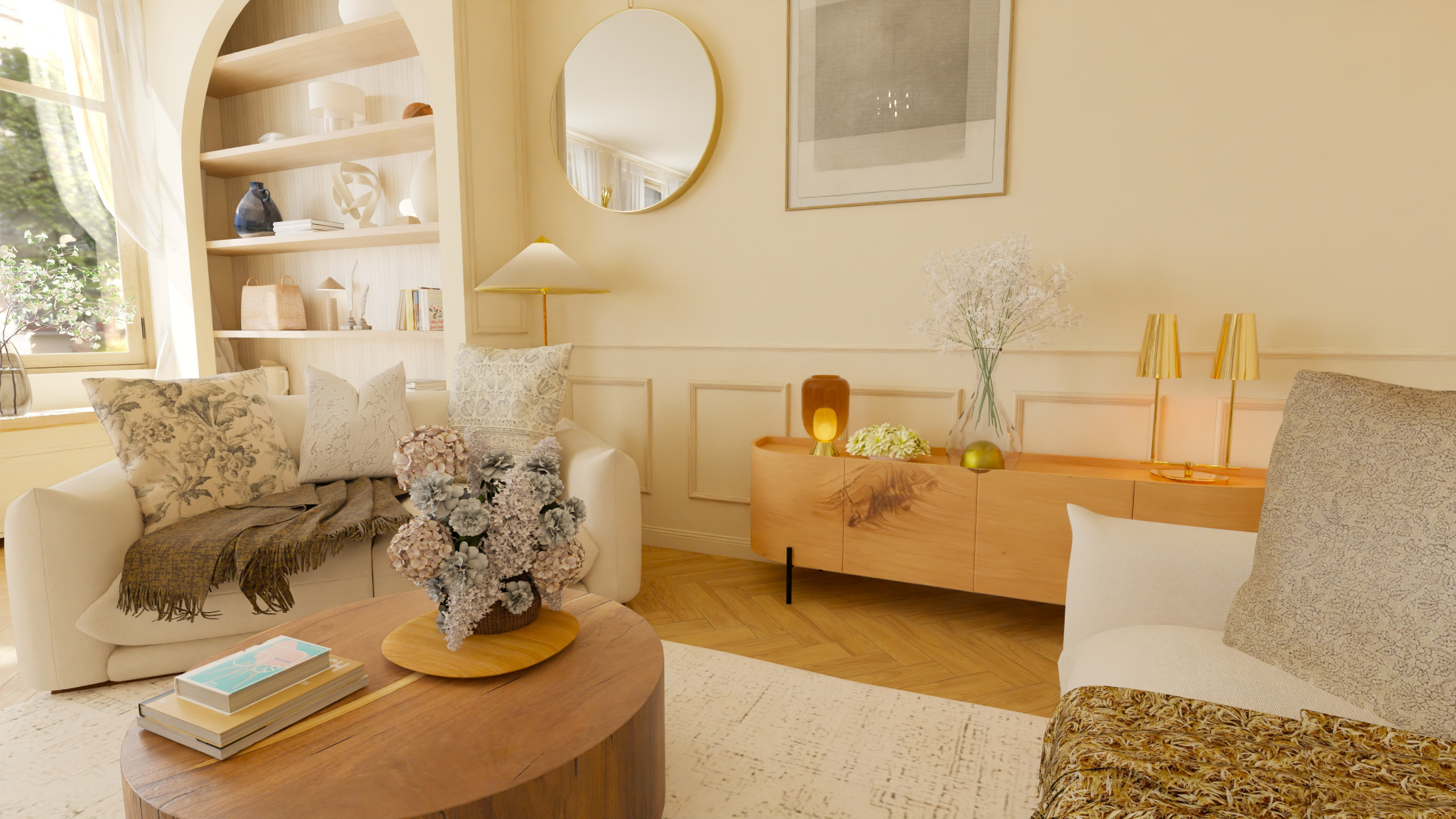 Décoratrice d’intérieur Paris 1er – Aménagement appartement Paris classique chic