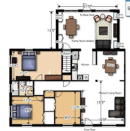 Kitchen, Pantry, Powder room layout help