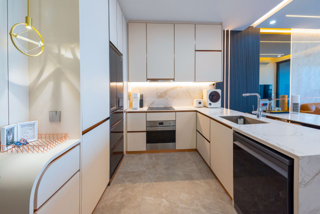 Artra Condo contemporaneo-cocina