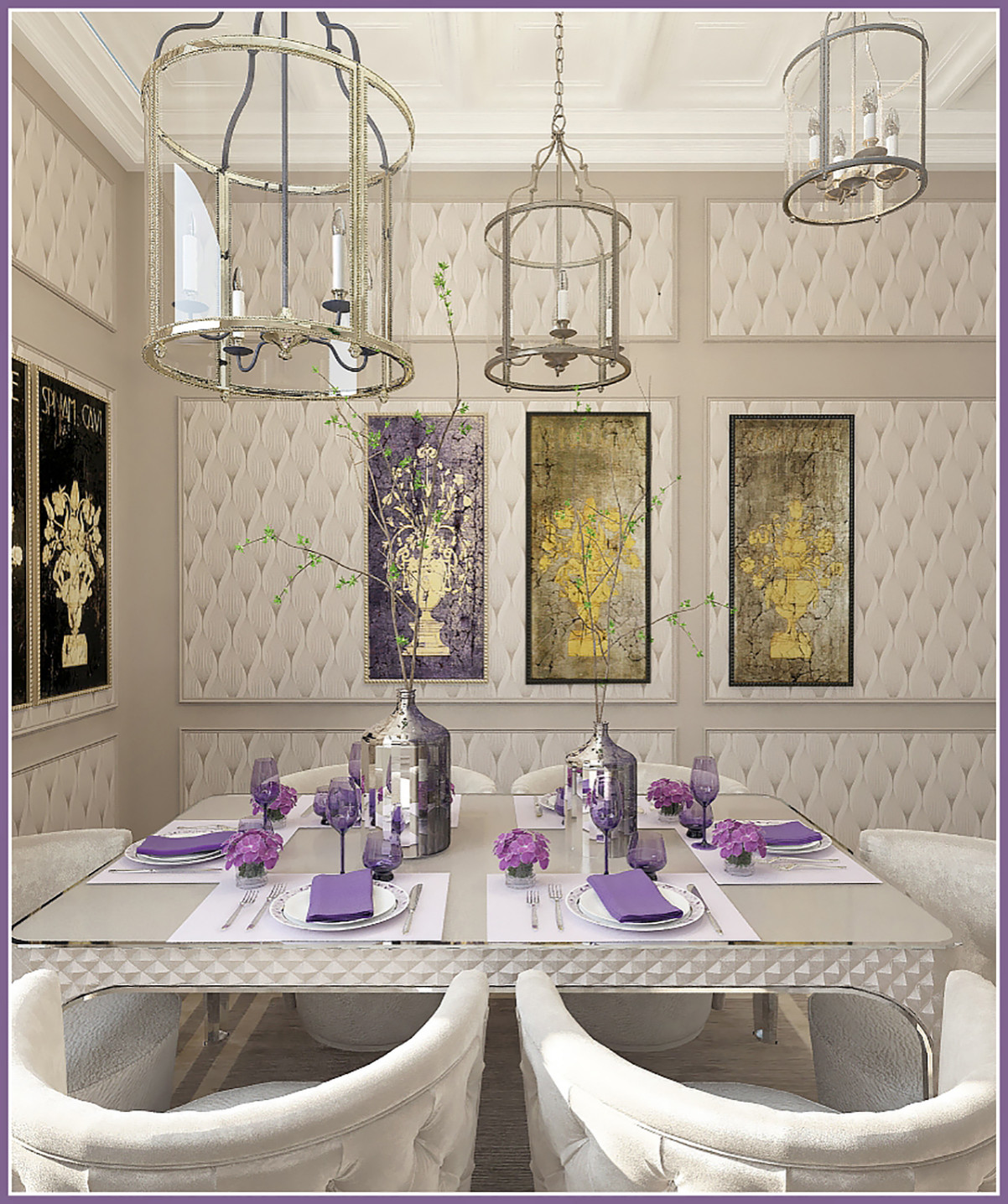 Интерьер кухни-столовой