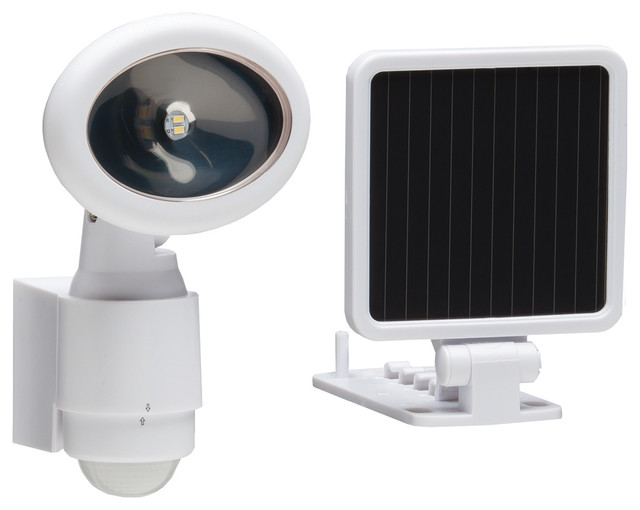 Heathco White Plastic Led Motion Activated Security Light Heathco White Plastic Led Motion Activated Security Light