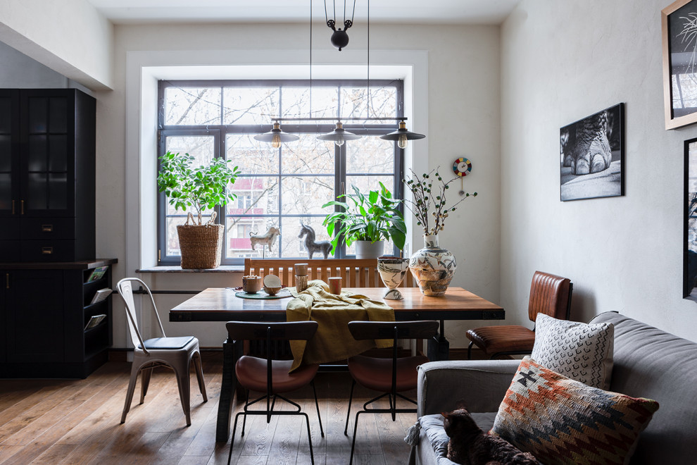 Квартира в Москве в стиле "Брутальный сканди"