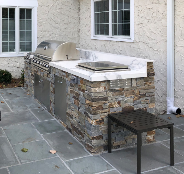 Blaze Outdoor Kitchen Island Traditional Patio New York by