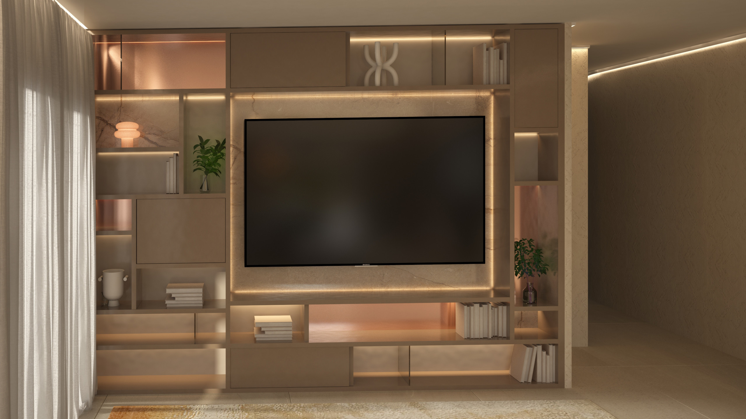 Proyecto de interiorismo y reforma integral ático -Valencia