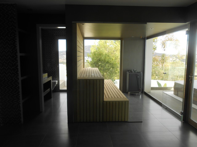 Reforma en Moraira (Costa Blanca) minimalistisch-fitnessraum