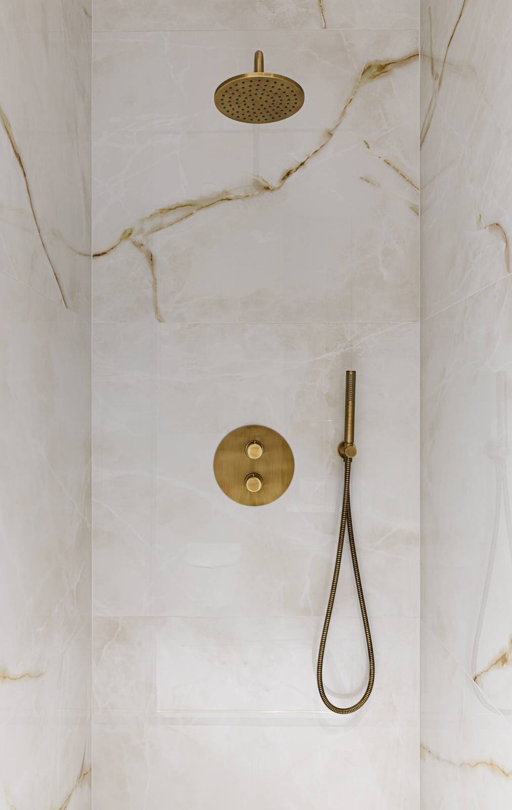 Современная классика реализованный дизайн-проект в ЖК "Прайм парк"