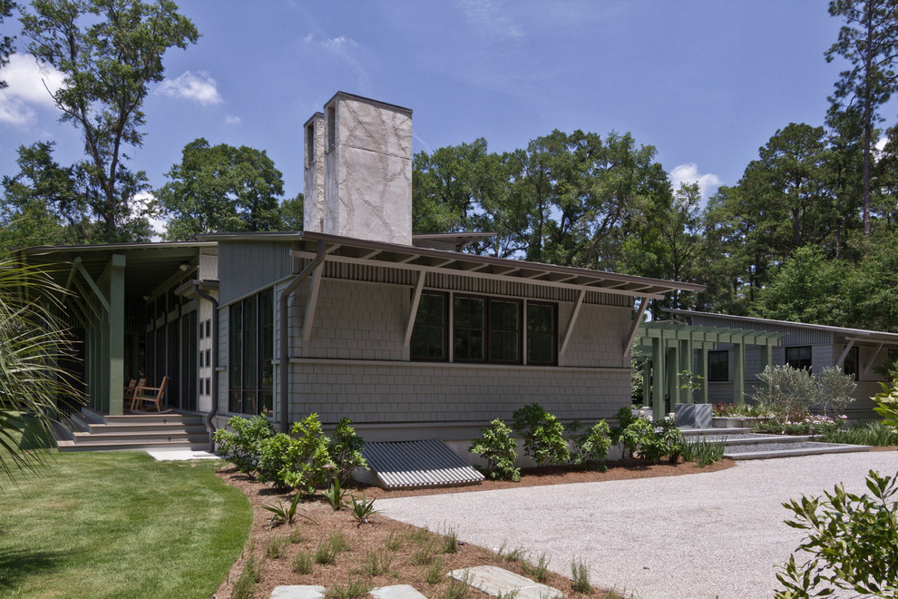 Photo of a contemporary exterior in Charleston.