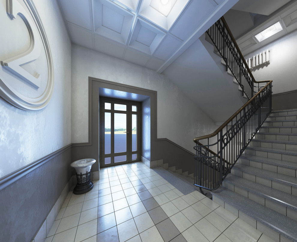 Интерьеры МОП, ЖК "БУЛГАКОВ", СК "СТРИЖИ"