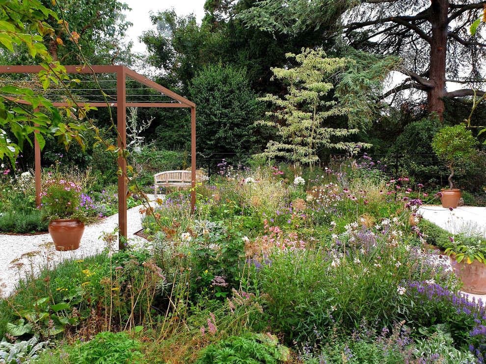 Mittelgroßer Moderner Garten in Cambridgeshire