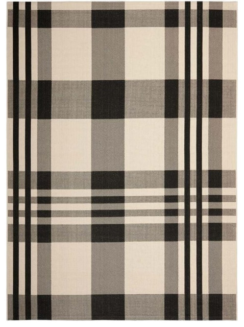 Safavieh Courtyard Black Indoor Outdoor Rug - 9' x 12', 9' x 12 ...