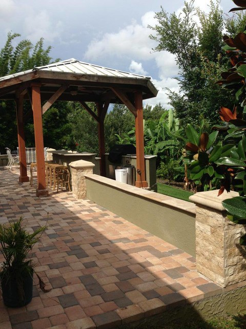 Backyard Firepit Projects exotisk-uteplats