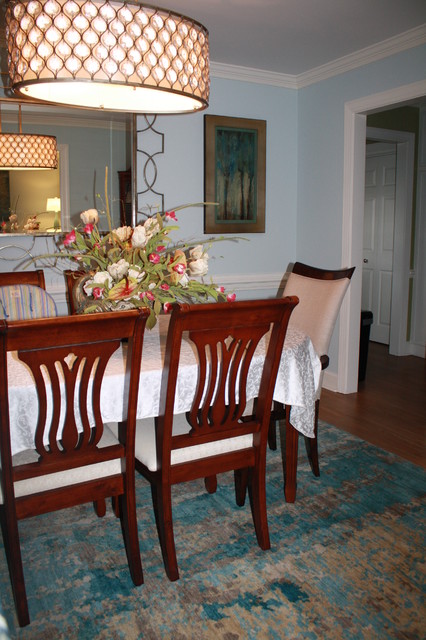 Shull Residence transitional-dining-room