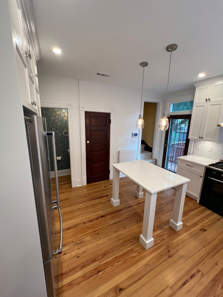 Mt. Pleasant kitchen in NW DC row home