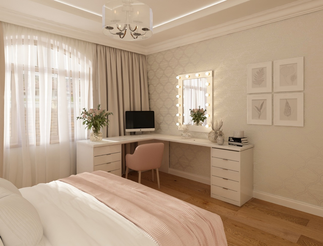 Работа над комнатой для молодой девушки