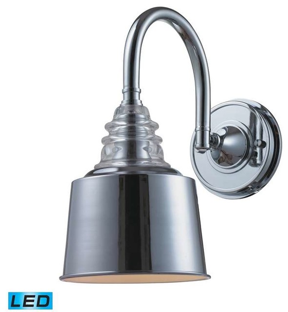 Elk Lighting 668031 Insulator Glass Traditional Wall Sconce in