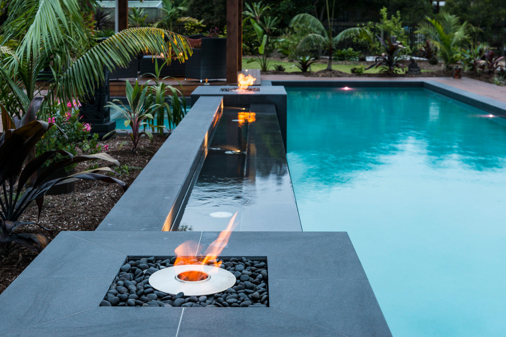 Tropical pool in Gold Coast - Tweed.