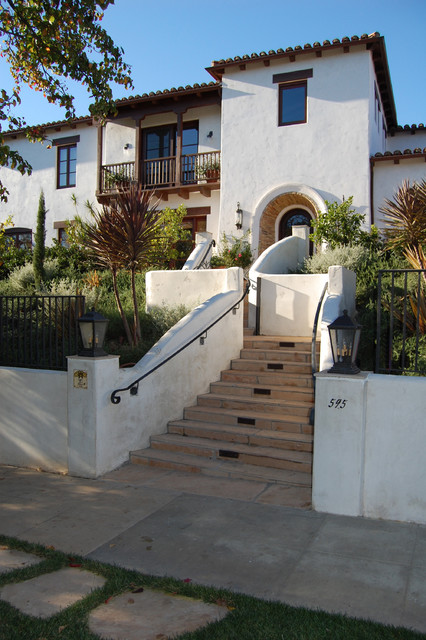 Entry Steps mediterraneen-facade