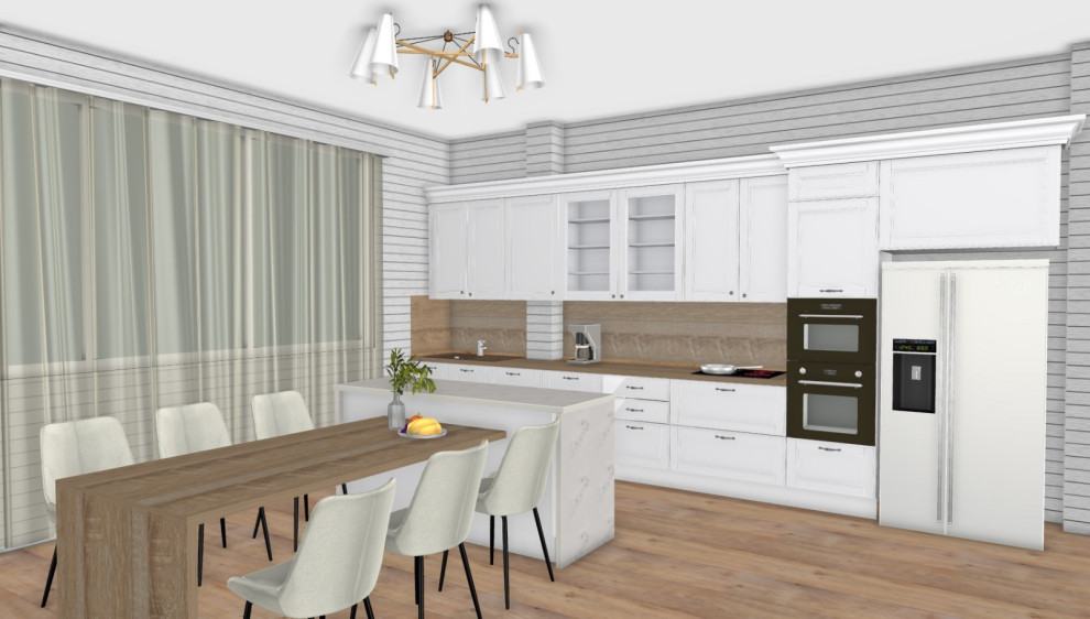 Общий вид кухни