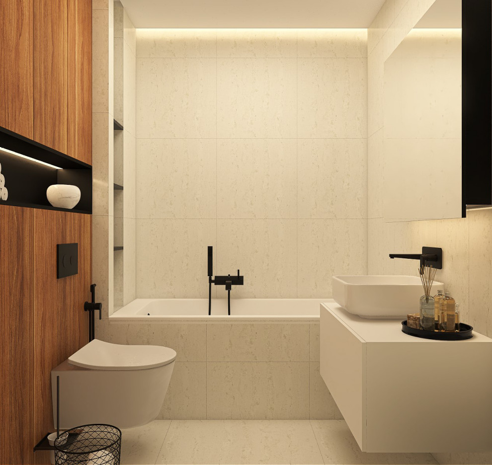 Минималистичная квартира 91м2 в Москве для семьи с двумя детьми